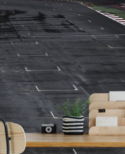 Pista de corrida F1 sem carros papel de parede Pista de corrida F1 sem carros papel de parede