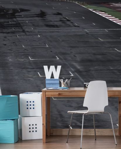 Pista de corrida F1 sem carros papel de parede