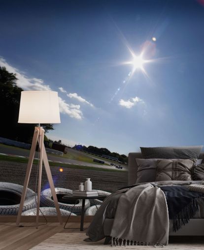 F1 Side of Track behang