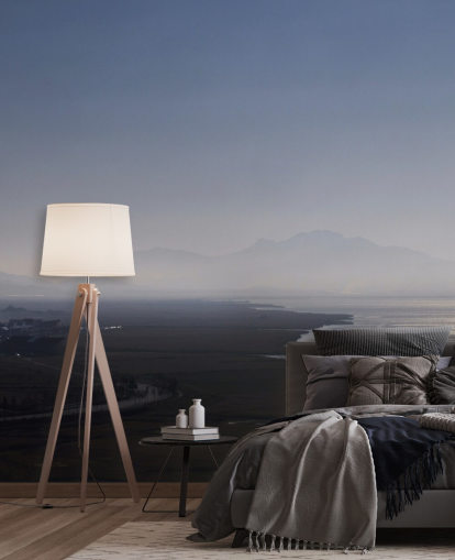 Vista del paisaje lejano de Corea F1 Race Track Wallpaper