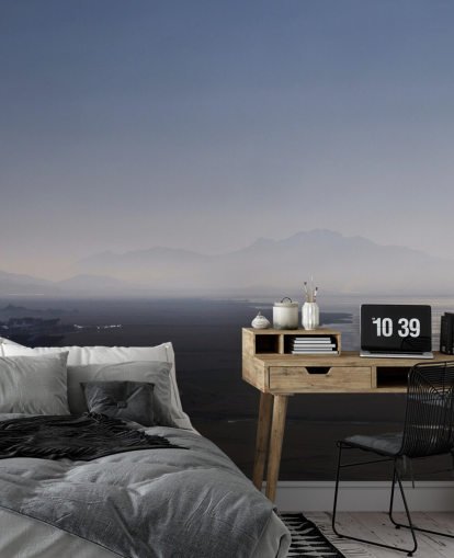 Vista Paesaggio in lontananza della carta da parati Korea F1 Vista Paesaggio in lontananza della carta da parati Korea F1