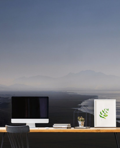 Distant Landscape View of Korea F1 Race Track Wallpaper