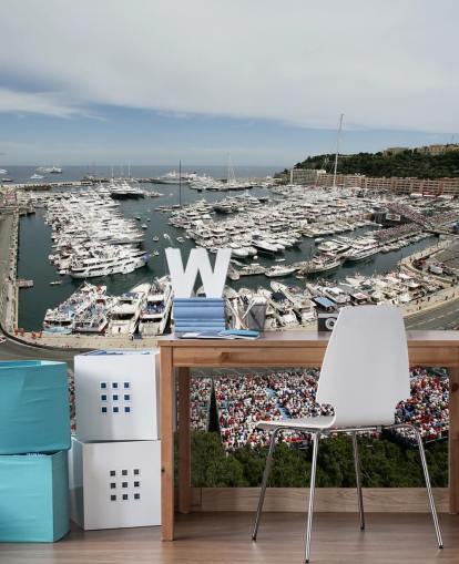 F1 Track van Monaco Race baan behang