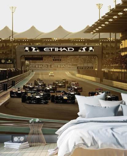 Fondo de pantalla de inicio de pista de carreras Fondo de pantalla de inicio de pista de carreras