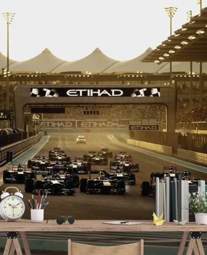 Start of Race Track F1 Wallpaper Start of Race Track F1 Wallpaper