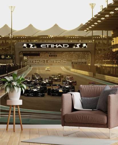 Start der Rennstrecke F1 Wallpaper