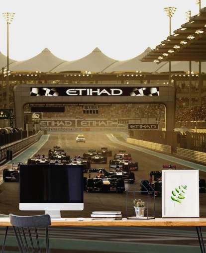 Start van Race Track F1 Wallpaper Start van Race Track F1 Wallpaper