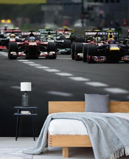 F1 Track Close Up de carros papel de parede