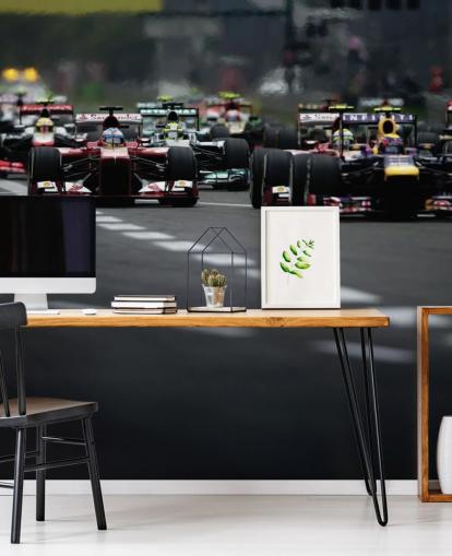 F1 Track Close Up de carros papel de parede