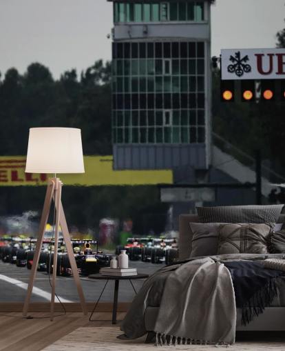 F1 kilparadalla Paljon autoja Taustakuva