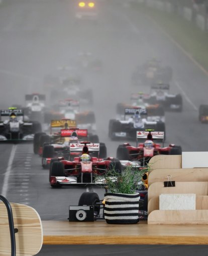 F1-Autorennen Tapete F1-Autorennen Tapete