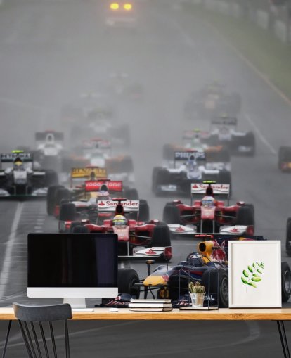 F1 Auto Race behang F1 Auto Race behang