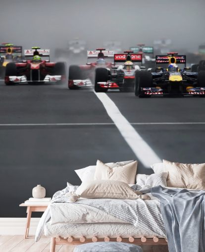 formula one wallpaper mural called Hungarian Grand Prix 2011 by Darren Heath for bedrooms and home offices