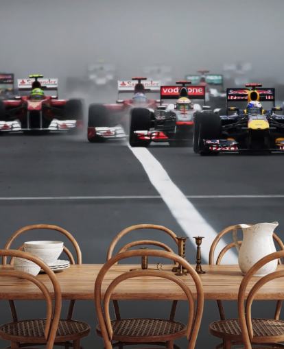formula one wallpaper mural called Hungarian Grand Prix 2011 by Darren Heath for bedrooms and home offices
