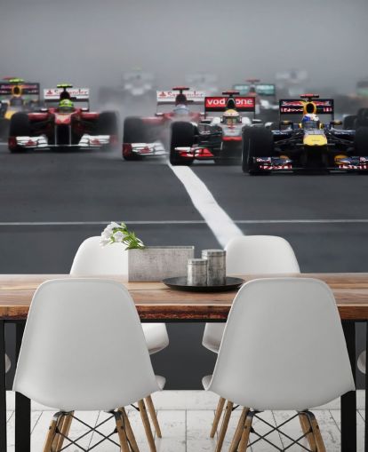 formel 1 tapetmaleri kaldet Hungarian Grand Prix 2011 af Darren Heath til soveværelser og hjemmekontorer
