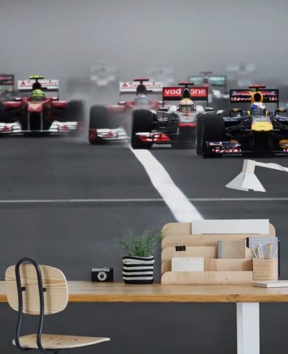 formula one wallpaper mural called Hungarian Grand Prix 2011 by Darren Heath for bedrooms and home offices