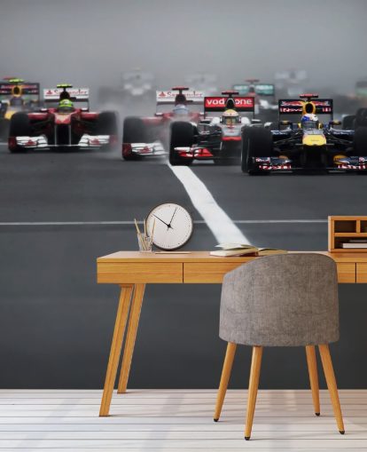 formula one wallpaper mural called Hungarian Grand Prix 2011 by Darren Heath for bedrooms and home offices