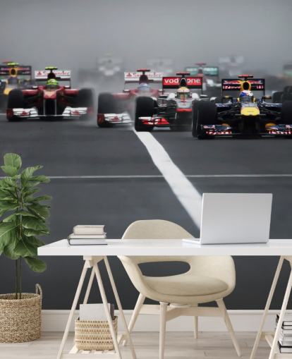 formula one wallpaper mural called Hungarian Grand Prix 2011 by Darren Heath for bedrooms and home offices