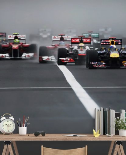 formula one wallpaper mural called Hungarian Grand Prix 2011 by Darren Heath for bedrooms and home offices