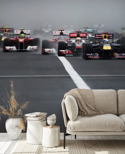 formula one wallpaper mural called Hungarian Grand Prix 2011 by Darren Heath for bedrooms and home offices