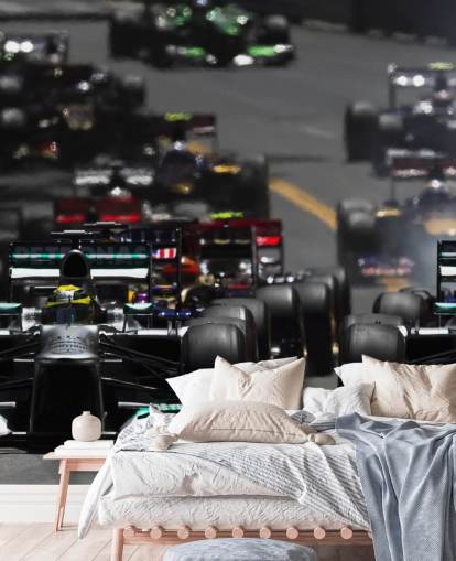 Papel de Parede de Carros F1 em Corrida