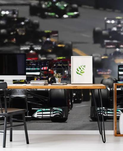 F1 Bilar i Race Bakgrund F1 Bilar i Race Bakgrund