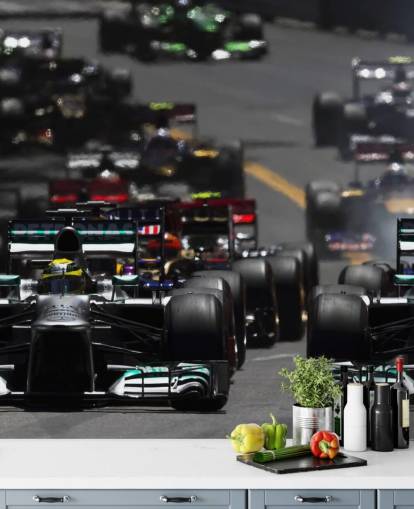 F1 Cars in Race Wallpaper F1 Cars in Race Wallpaper