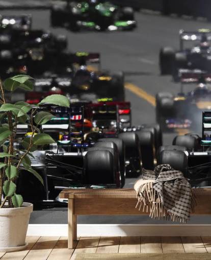 Papel Pintado F1 Cars in Race