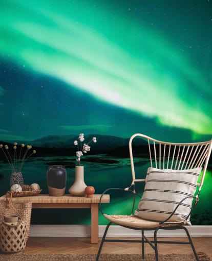 Papel de Parede Céu Azul e Verde