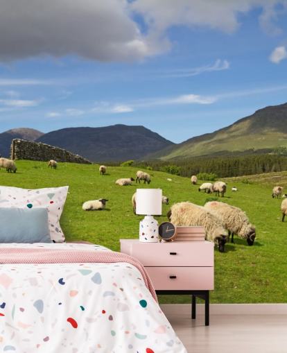 Schaf im Feld Wallpaper Schaf im Feld Wallpaper