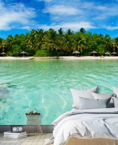 Tropical Island Beach Wall Mural