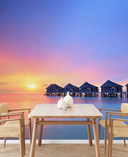 Fondo de pantalla de Sunset Maldives