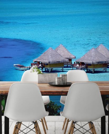 Tropical Beach Huts Wallpaper Tropical Beach Huts Wallpaper