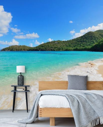 Beautiful Virgin Islands Beach Mural