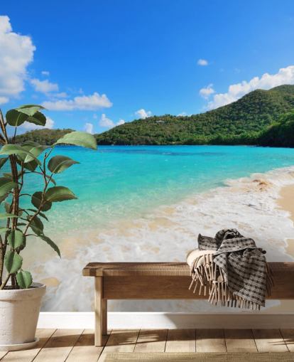 Beautiful Virgin Islands Beach Mural Beautiful Virgin Islands Beach Mural