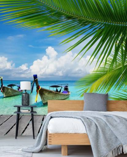 Vista al mar tropical Tropical Sea View Wallpaper Vista al mar tropical Tropical Sea View Wallpaper