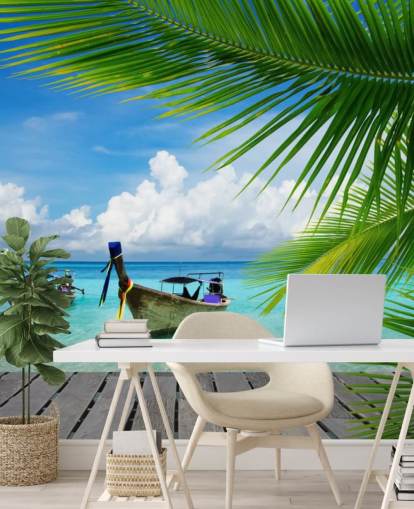 Tropical Sea View Tropical Sea View Wallpaper 