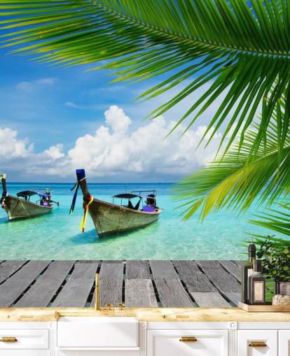 Tropischer Meerblick Tropical Sea View Wallpaper Tropischer Meerblick Tropical Sea View Wallpaper