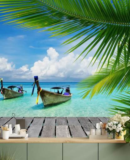 Tropical Sea View Tropical Sea View Wallpaper 