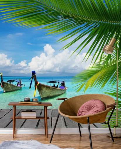 Vista al mar tropical Tropical Sea View Wallpaper Vista al mar tropical Tropical Sea View Wallpaper