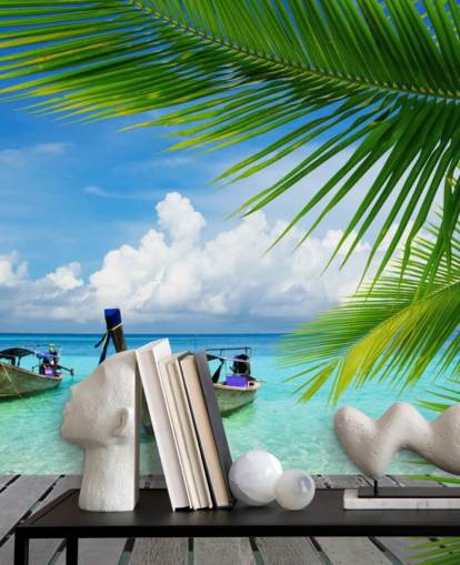 Tropical Sea View Tropical Sea View Wallpaper 