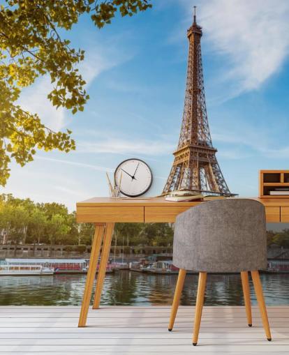 eiffel tower on a sunny day wallpaper eiffel tower on a sunny day wallpaper