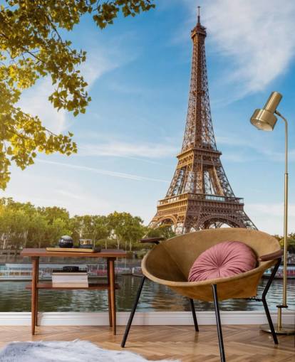 eiffel tower on a sunny day wallpaper eiffel tower on a sunny day wallpaper