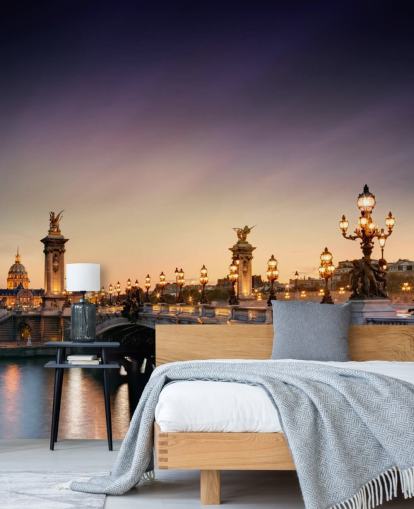 Fondo de pantalla de París de noche