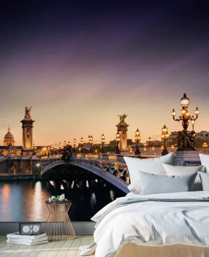 Paris på natten Tapeter