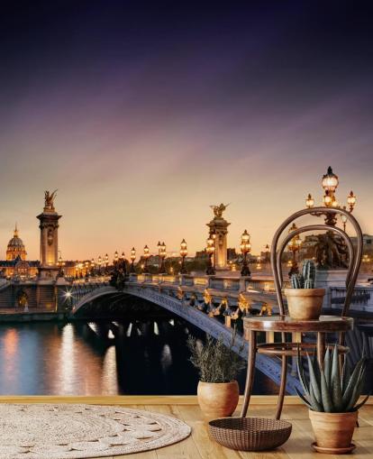 Papel de parede Paris at Night Papel de parede Paris at Night