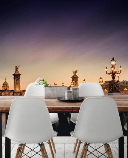 Paris om natten Wallpaper