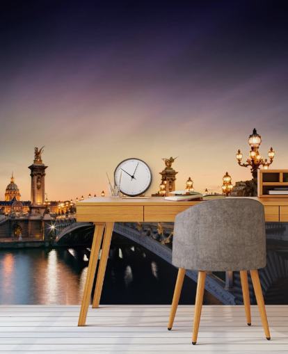 Fondo de pantalla de París de noche