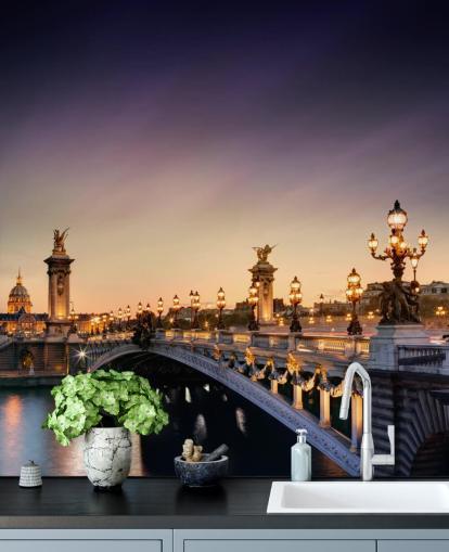 Paris om natten tapet