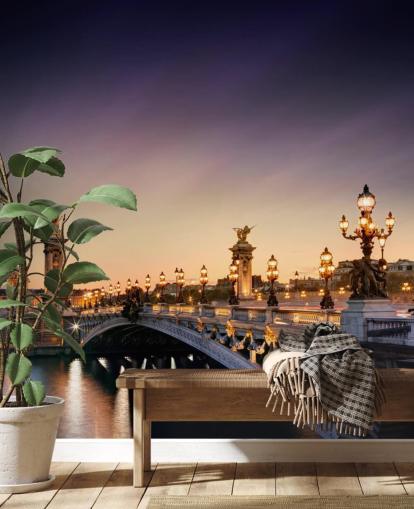 Fondo de pantalla de París de noche